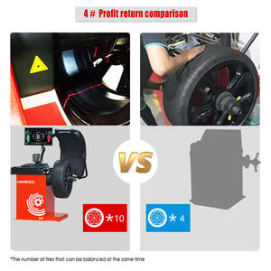 Hochstabile Radauswuchtmaschine für Autoreifen, Reparaturwerkzeug und Auswuchtgerät für PKW-Räder - Product Image 5