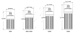 <span class=keywords><strong>LED</strong></span>トウモロコシ電球ライト100w 150w E27 E39 E39 E40屋外倉庫道路改造ハイベイストリート<span class=keywords><strong>LED</strong></span>トウモロコシ電球ランプ器具