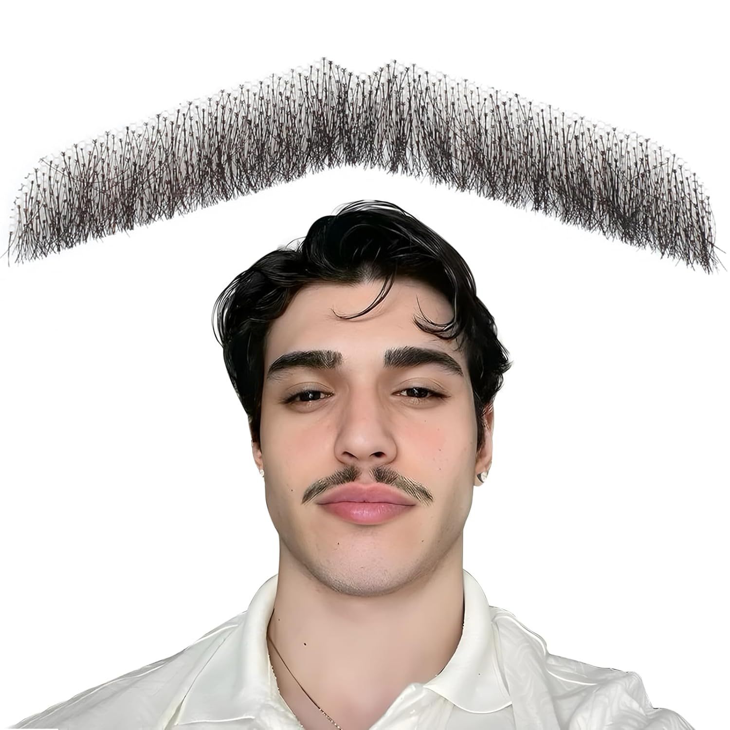 Black fake mustache 1-1