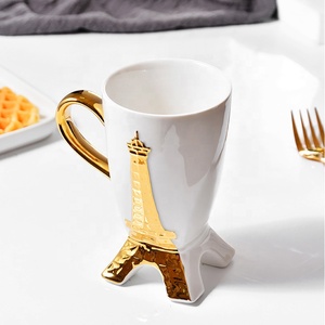 แก้วกาแฟเซรามิกลายหอไอเฟล,แก้วหินสำหรับใส่ชาถ้วยกาแฟเอสเพรสโซ