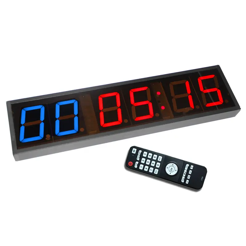 CHEETIE 4 inch 5 inch GYM Countup, Interval, countdown clock and timer, Stopwatch, Digit Crossfit timer