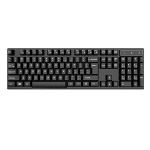 104キー光るRGBバックライト付きUSB有線ゲーマーキーボード低価格ユニバーサルジャイマーPCラップトップゲーミング英語キーボード - Product Image 1