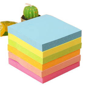 Bloc de notas Índice-Bloc de notas de papel publicado Pegatinas Suministros de oficina Bloc de notas pequeño para uso estacionario de oficina Bloc de notas adhesivas - Product Image 1