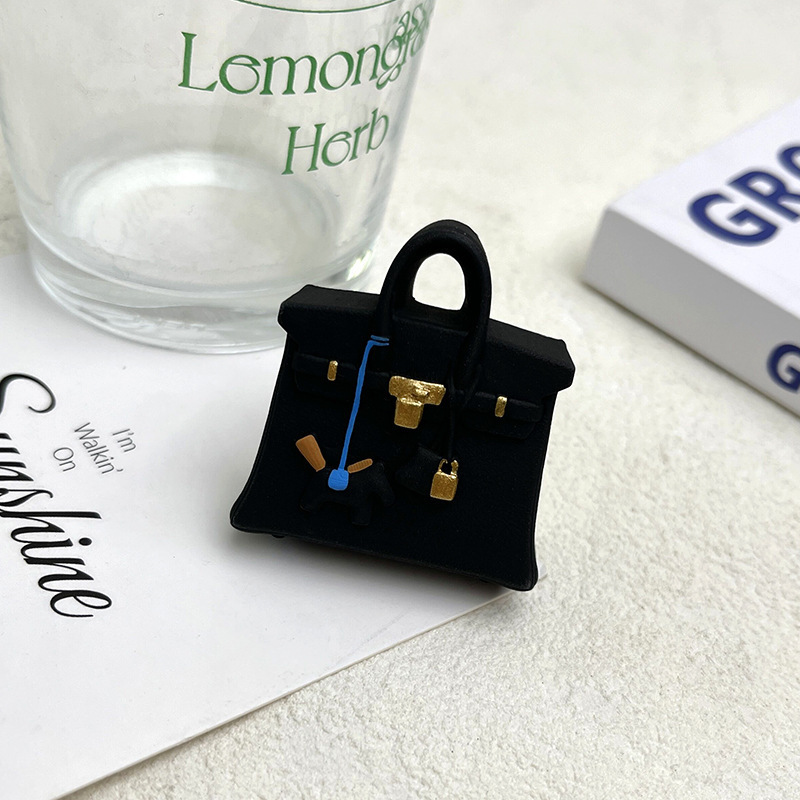 Black pony bag