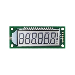 6-stelliges 8-Segment-LCD-SPI-LCD-Anzeigeplatinenmodul mit Hintergrund beleuchtung DC 5V TM1622-Treiberchip Kompatibel mit HT1622 für Arduino