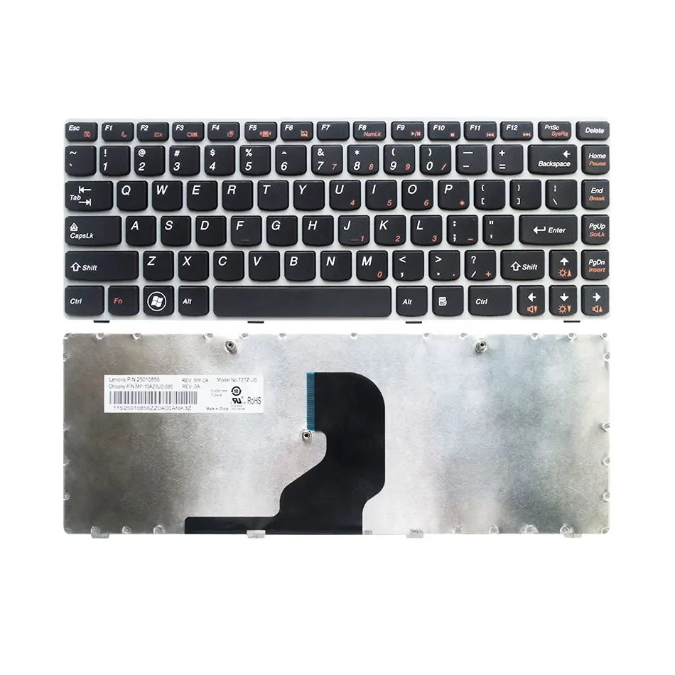 लैपटॉप कीबोर्ड के लिए Lenovo IdeaPad Z450 Z460 Z460A Z460G Z465 श्रृंखला