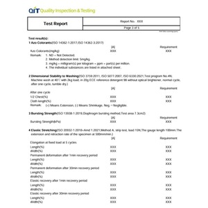 Etichette di tracciamento della certificazione e rapporto di prova per scarpe per bambini servizio di test completo per altre categorie di prodotti - Product Image 4
