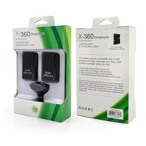 เครื่องชาร์จแบตเตอรี่3 in 1, สำหรับ Xbox 360จอยคอนโทรลเลอร์ชุดแบตเตอรี่แบบชาร์จไฟได้สำหรับ Xbox 360 - Product Image 6