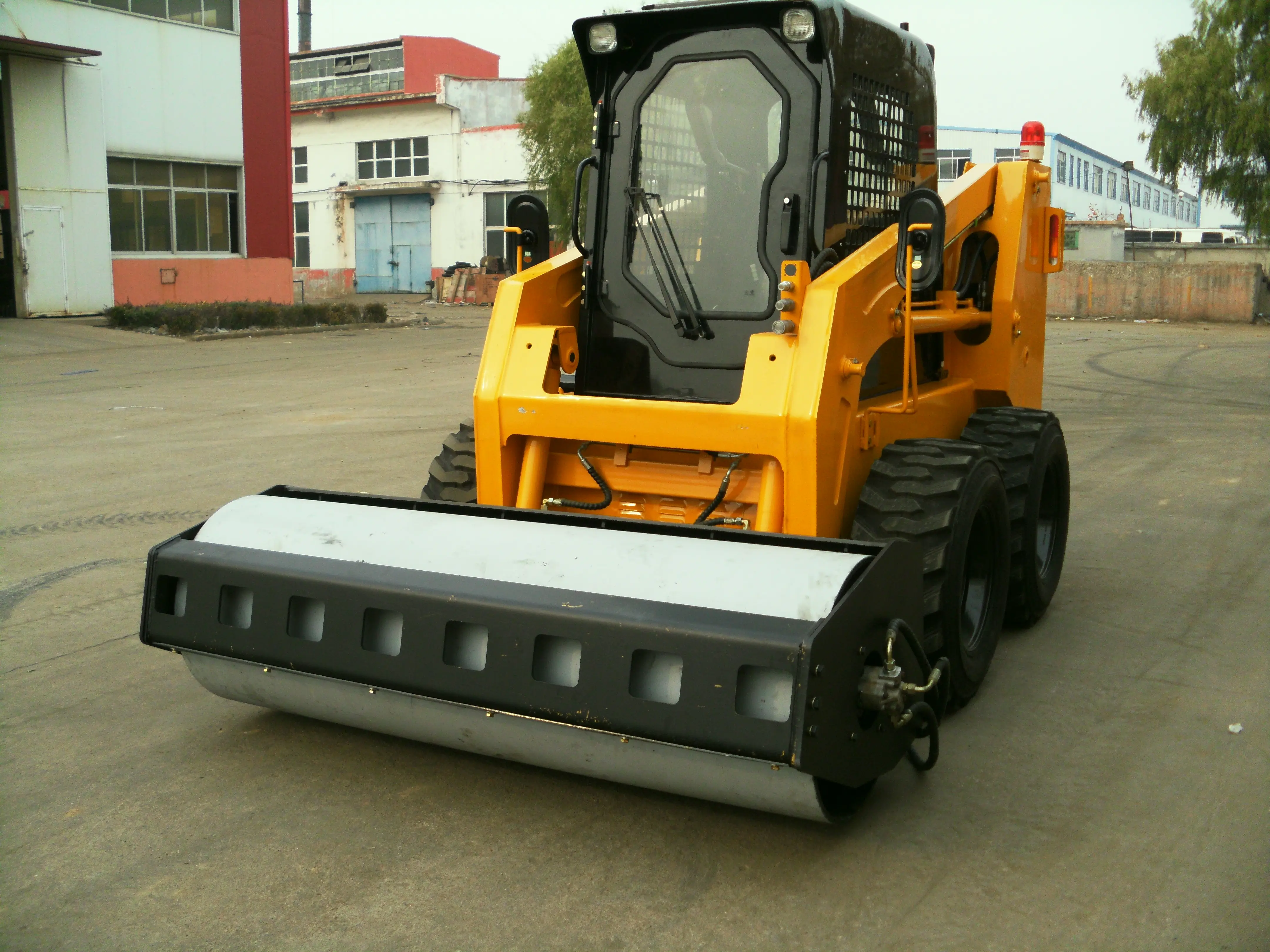 Skidsteer vibração rolo skid steer rolo Vibratório