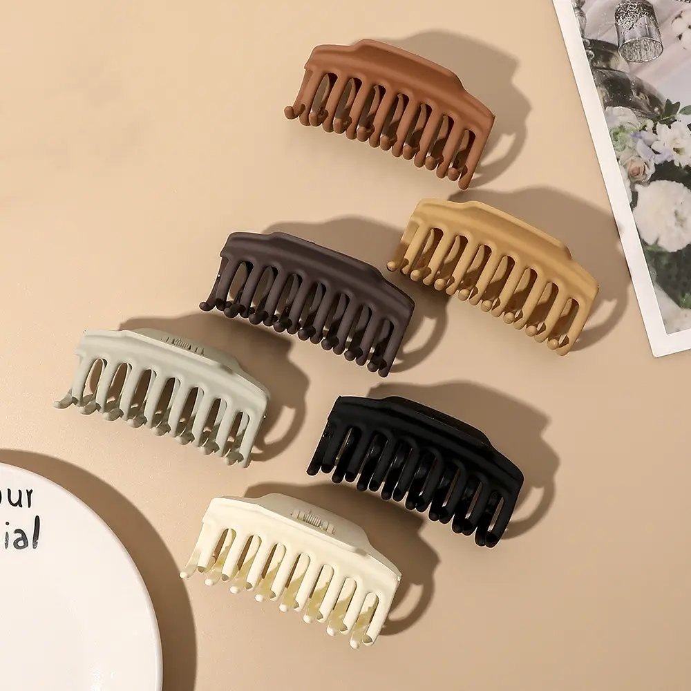 Clip per artigli rotonde sostenibili, colori assortiti accessori per capelli senza dolore per donne uomini ragazzi ragazze