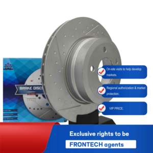 Frontechフロントブレーキディスク2009バックディスクトヨタ用ブレーキViosトヨタ用Proboxカローラ/runx 1nz - Product Image 5