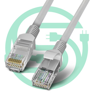 RJ45 Connector PVC Jacket Indoor <strong>Network</strong> Cable Patch Cord Cat 5E 6 <strong>Cat5E</strong> Cat6 UTP <strong>FTP</strong> 1.5-50M for <strong>Computer</strong> Communication Cables - Product Image 2