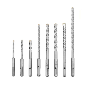 Juego de brocas de punta única, juego de brocas de martillo eléctrico SDS Plus, juego de cinceles de punta de ranura con mango redondo, 17 Uds. - Product Image 4