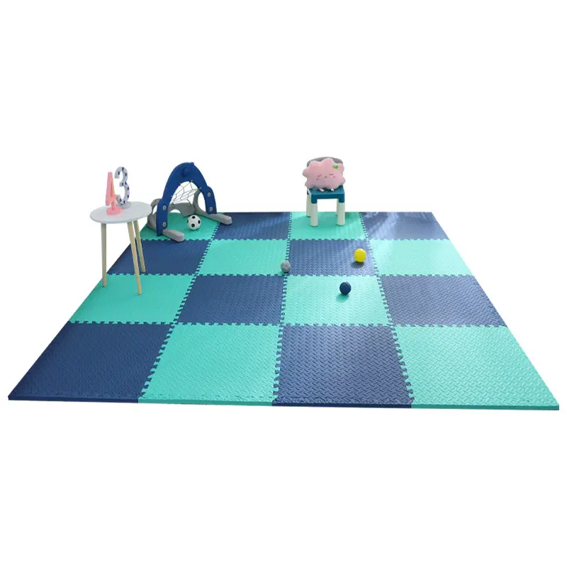 Tapis de jeu en mousse pour enfants avec carreaux de sol imbriqués doux tapis de jeu éducatif tapis de jeu de Puzzle écologique