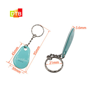 定制小挂件Rfid NFC/RFID环氧钥匙卡可重写水晶胶环氧门禁卡