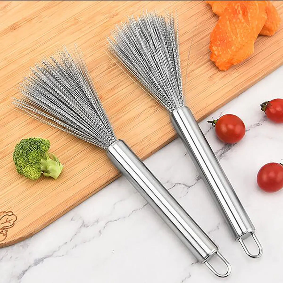 Hot sale stainless steel cleaning brush household kitchen with High Quality Wire custom cleaning brush Efficient Dish Cookware K