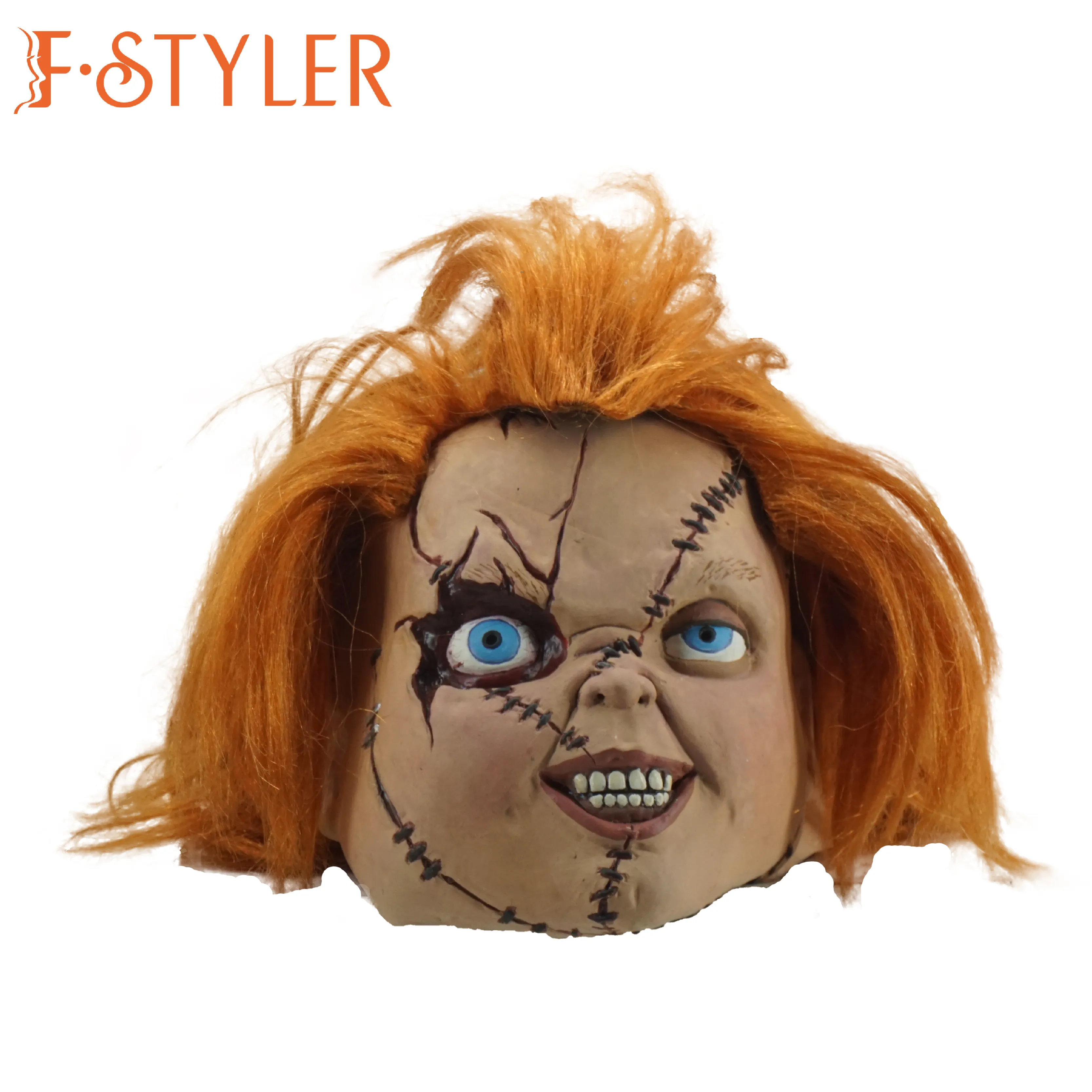 FSTYLER capelli Chucky parrucche di carnevale di Halloween vendita alla rinfusa fabbrica customizzare festa cosplay sintetico parrucche anime parrucche