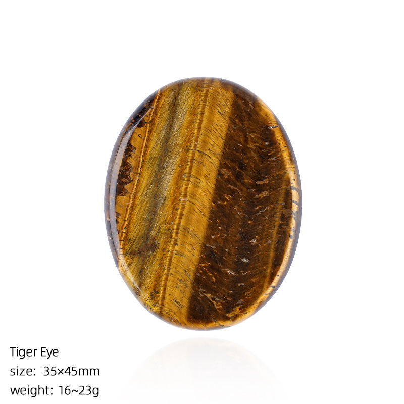 Tigers eye palm stone