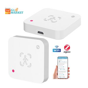 Датчик Glomarket Tuya WiFi/Zigbee для умного дома, датчик радиолокационного расстояния, детектор движения и присутствия человека для движения тела - Product Image 1