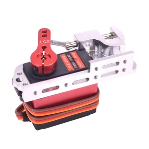 Servo Parabolik Anahtarı Hava Aracı Atmak Cihazı Dağıtıcı 20kg Servo ve Kol 25T Gimbal Için Uzaktan Kumanda araba RC - Product Image 1