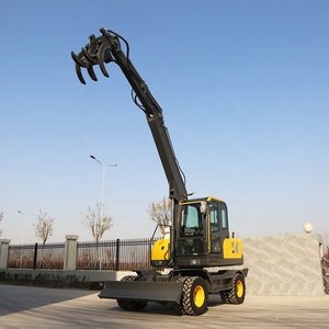 Knokkelgiek Compacte Kuipwielgraafmachine 360 Graden Rotatie Vrije Emmer Optionele Wiellader Wielgraafmachines - Product Image 5