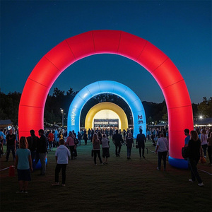 Ngoài trời Tùy Chỉnh đua thể thao vòm bơm hơi quảng cáo không khí bắt đầu kết thúc sự kiện vòm bơm hơi cho triển lãm khuyến mãi - Product Image 6