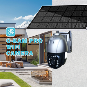 Cámara Domo versión WiFi de 3MP, visión nocturna con energía Solar, gran angular, Audio bidireccional, NVR/nube/tarjeta SD, almacenamiento de datos IP - Product Image 5
