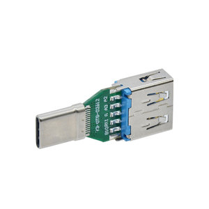 2 To <strong>1</strong> <strong>USB</strong> <strong>3</strong>.<strong>0</strong> <strong>Type</strong> C Male to <strong>USB</strong> <strong>3</strong>.<strong>0</strong> <strong>Type</strong> A Female Adapter with PC Board <strong>Type</strong> C 24 Pin to <strong>USB</strong> A 9 Pin Connector Converter