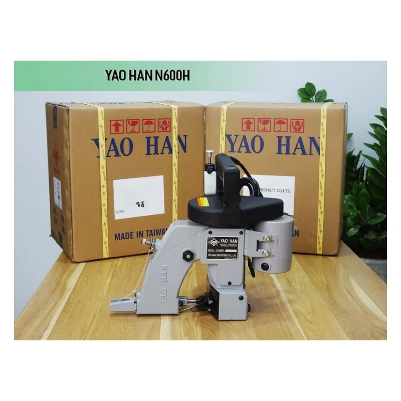 Máquina de coser de bolsas tejidas de mano Yao Han N600H, bolsas pequeñas portátiles de hilo único de alta velocidad, más cerca