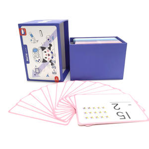 Factory OEM custom di alta qualità di alta qualità per bambini di educazione precoce per imparare a leggere le schede di memoria flash math stampate - Product Image 3