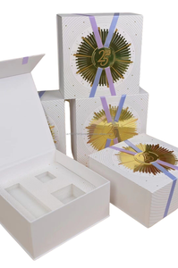Creative Eco-Friendly White Cardboard Folding Cosmetic Packaging <strong>Box</strong> with Custom Logo for Perfume - Product Image 3