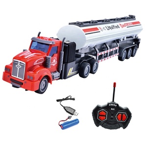良いデザインシミュレーションモデルおもちゃ4チャンネルRCトラクタートレーラーライト付き - Product Image 4