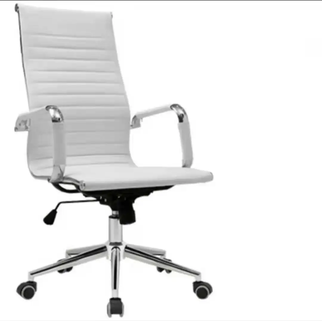 Chaise de bureau ergonomique de bonne qualité, couvercle en métal, fauteuil avec roulettes