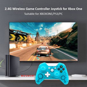 ตัวควบคุมเกมไร้สาย2.4GHz,สำหรับ Xbox One คอนโซลเล่นเกมน้ำหนักเบาและสั่นสะเทือนสำหรับ Xbox One คอนโซลมอเตอร์คู่ - Product Image 3