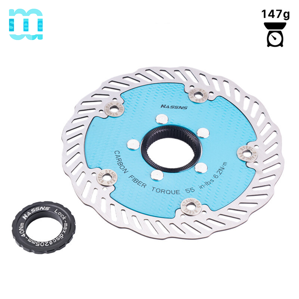 Serrure centrale carbone bleu 160mm 147g