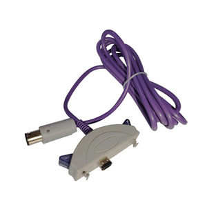 GBA to NGC Port <strong>2</strong> Players Link Cable Connect Cord for Nintendo Gameboy <strong>Advance</strong> to Gamecube GBA <strong>SP</strong> Purple - Product Image 1