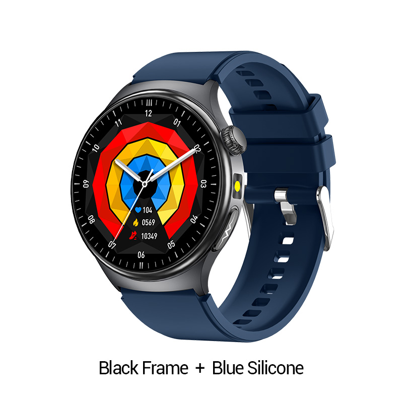 Black Frame + Blue Silicone