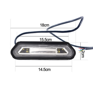 R-igid j-eep için montaj braketi ile led arka lambası kiti ATV UTV LED UTV fren kuyruk açık mavi kovalamaca 1000R 1000 Polaris RZR - Product Image 2