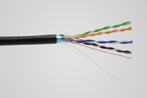 Cavo LAN Ethernet per Computer intrecciato CAT5E cavo a guaina singola UTP per esterni - Product Image 6