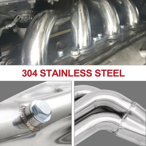 LS Swap <strong>1</strong>-7/<strong>8</strong>\&quot; Chevy GMC C10 C1500 Long Tube <strong>Headers</strong> Stainless Steel Exhaust Pipes Manifold System Kit Boxed Product - Product Image 5