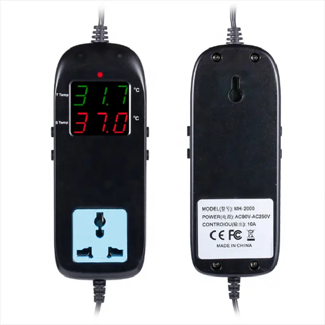 Digital Temperature Controller control MH-2000 Thermostat Regulator AC 110V 220V Fish Tank Aquarium Intelligent Socket
