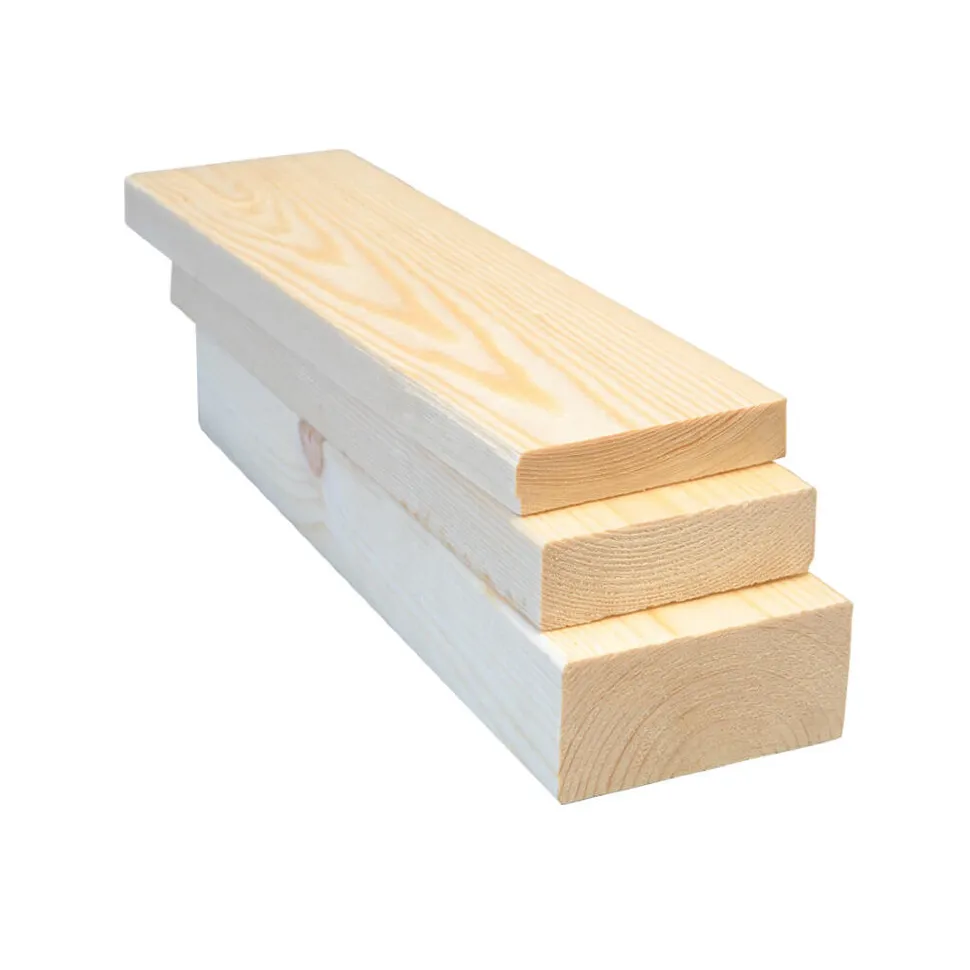 Pine spruce oak cedar solid wood boards sawn timber lumber for construction, interior and furniture production