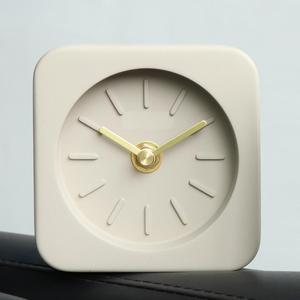 New Cement quadratische Tisch uhr Einfache nordische Zement uhr quadratische Home Decoration Uhr