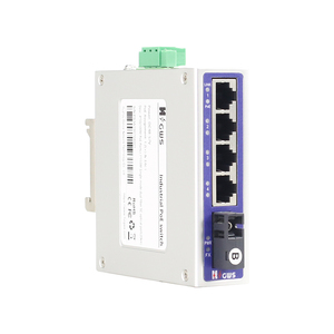5-Port Fast <strong>Ethernet</strong> 10/100M Industrial PoE Fiber Switch for IP Cameras 1G Switch Capacity Smart Function RJ45 Console Port 100M - Product Image 1