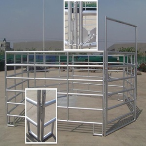 2025 Modern Galvanized Steel Livestock Metal Panel <strong>Fence</strong> <strong>8</strong> Feet Height X <strong>6</strong> Feet Carbon Steel Safety Fencing Ranch 10ft