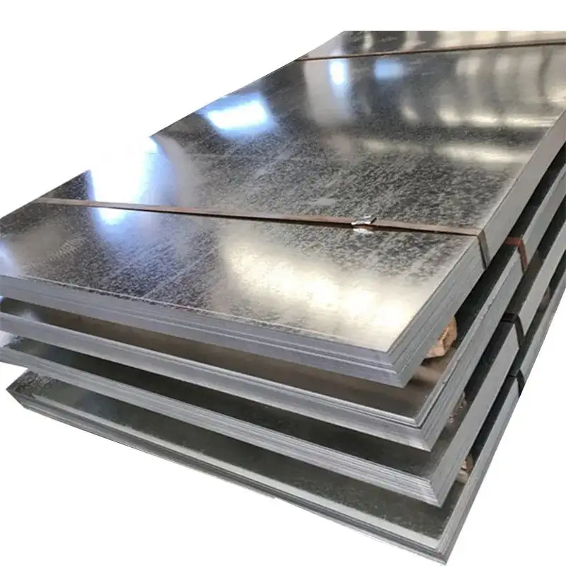 Q235 pelat kumparan lembaran logam lapis seng ketebalan 0.12-6.0mm pelat baja galvanis Guling dingin JIS