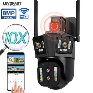 Outdoor 3 Lens 8K 16MP 10x Optical Zoom Surveillance Cctv Wifi <strong>Security</strong> <strong>Camera</strong> System Ip Network <strong>Camera</strong> Ptz Dual Lens <strong>Camera</strong> - Product Image 3