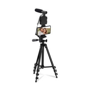 Jumpflash Smartphone Video Rig Vlog <strong>Kit</strong> with Grip Shotgun Microphone LED Light Wireless Remote Vlog YouTube <strong>Filmmaker</strong> - Product Image 1