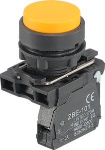 Flat Head 1NO Electrical <strong>Push</strong> <strong>Button</strong> <strong>Switch</strong> <strong>Spring</strong> <strong>Return</strong> 22mm Momentary <strong>Push</strong> <strong>Button</strong> <strong>Switches</strong> - Product Image 3