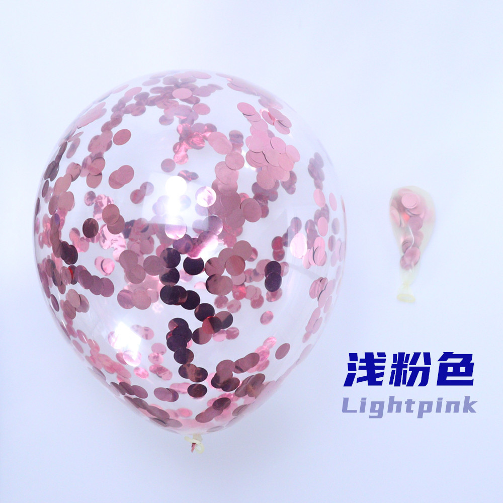 Light pink sequin balloon
